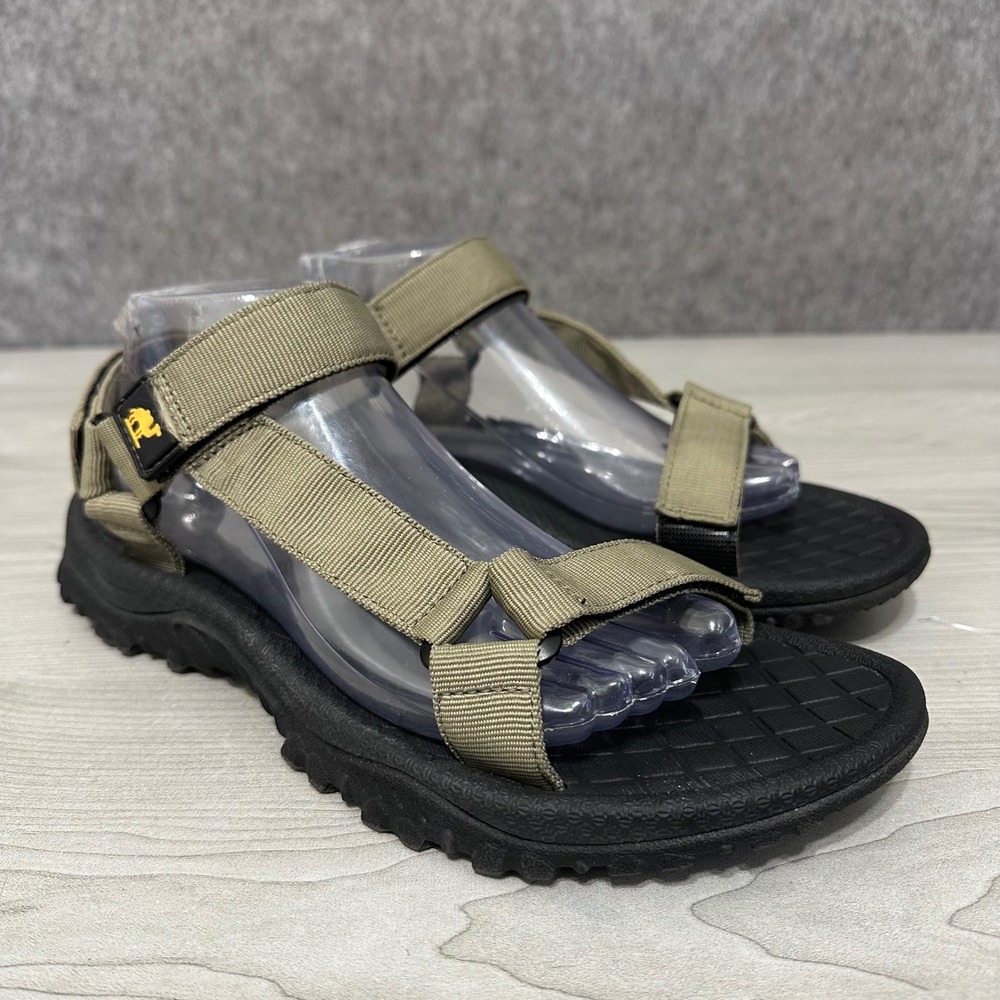 Camel‎ Crown Hiking Sport Sandals Mens 8 Khaki Green Strappy Outdoor K922162687